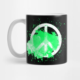 Peace of a Rainbow - Lime Mug